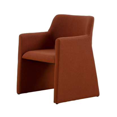 Modrest Lasara - Modern Rust Fabric Dining Chair Dining Chair Brown furniture-00181864 Vig Furniture VGDW-L-895-RST