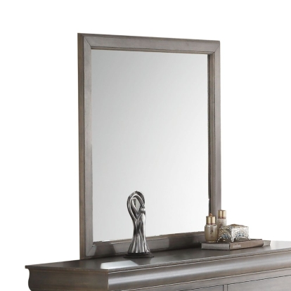 ACME Louis Philippe III Gray Mirror Model 25504