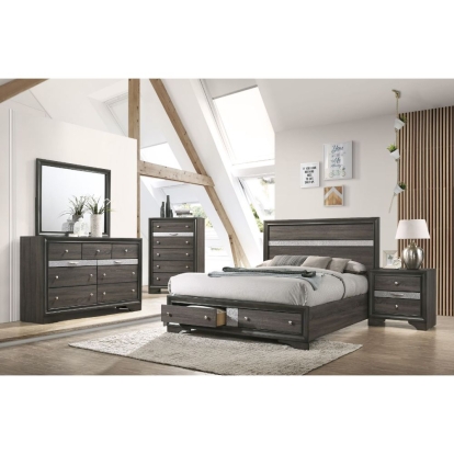 ACME Naima Queen Bed With Storage Model 25970Q