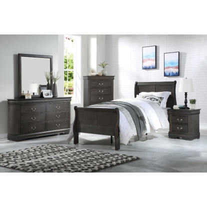 ACME Louis Philippe Twin Bed Model 26800T