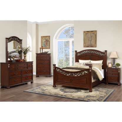 Poundex Queen Bed Model F9584Q