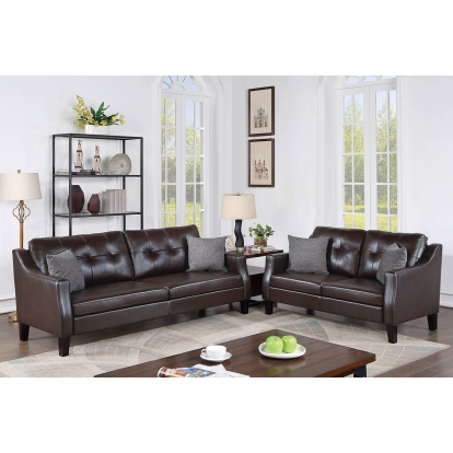 Poundex 2-Piece Sofa Set Model F8881