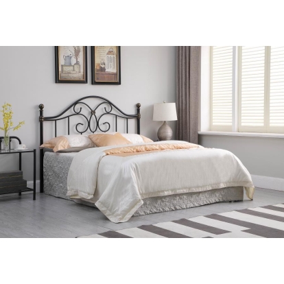 Coaster Bailey Full/Queen Metal Headboard Black and Bronze Model 300182QF