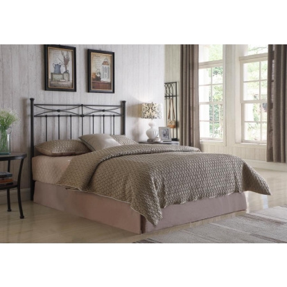 Coaster Lane Full/Queen Metal Headboard Rustic Bronze Model 300187QF
