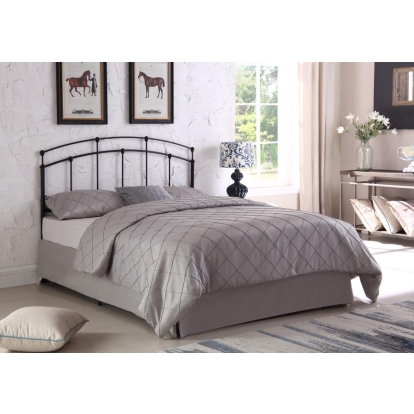 Coaster Bryant Full/Queen Metal Arched Headboard Black Model 300190QF