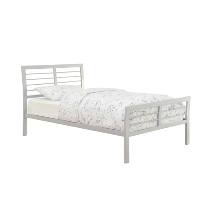Coaster Cooper Full Metal Bed Silver Model 300201F