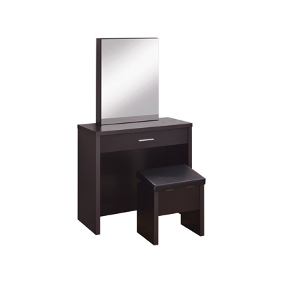 Coaster Harvey 2-piece Vanity Set with Lift-Top Stool Cappuccino