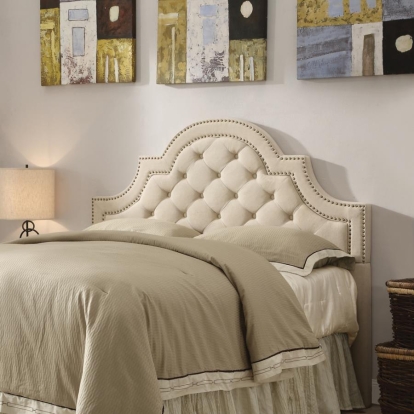 Coaster Ojai Eastern King and California King Tufted Upholstered Headboard Beige Model 300442K