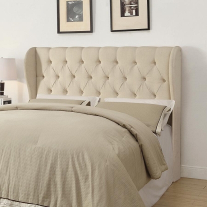 Coaster Murrieta King Tufted Upholstered Headboard Beige Model 300444K