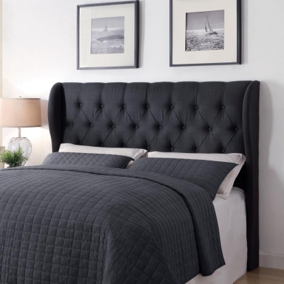 Coaster Murrieta King Tufted Upholstered Headboard Charcoal Model 300445K