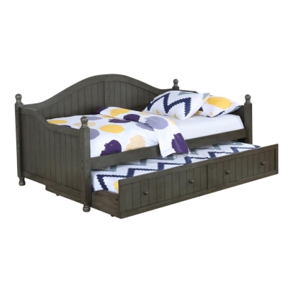 Coaster Julie Ann Twin Daybed with Trundle Warm Grey Model 301053