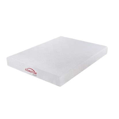 Coaster Keegan Twin Memory Foam Mattress White Model 350063T