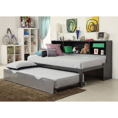 ACME Renell Twin Bed With Trundle & Storage Model 37225T