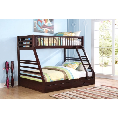 ACME Jason Twin Xl/Queen Bunk Bed With Storage Model 37425