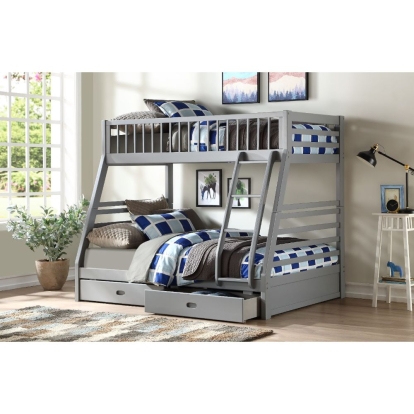 ACME Jason Twin/Full Bunk Bed With Storage Model 37840
