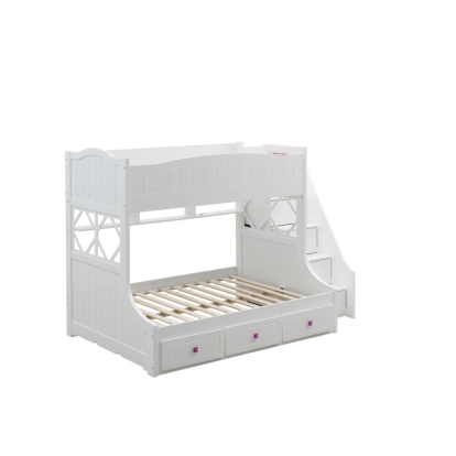 ACME Meyer Twin/Full Bunk Bed With Storage Model 38150