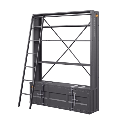 ACME Cargo Bookcase With Ladder Model 39887