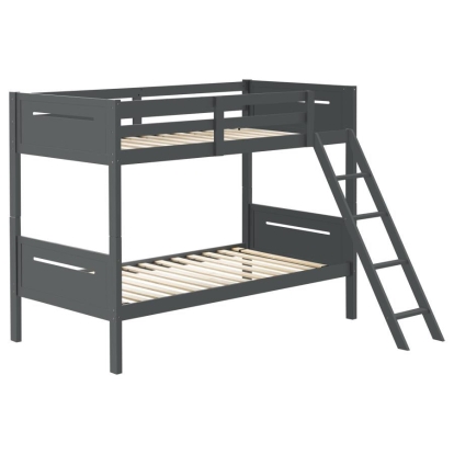 Coaster Littleton Twin/Twin Bunk Bed Grey Model 405051GRY