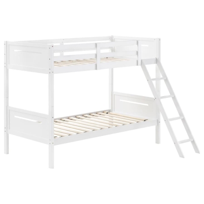 Coaster Littleton Twin/Twin Bunk Bed White Model 405051WHT