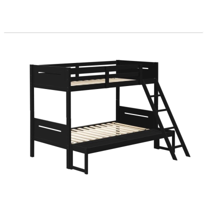 Coaster Littleton Littleton Twin/Full Bunk Bed Black Model 405052BLK