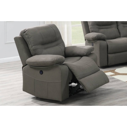 Poundex Power Recliner Single Model F86241