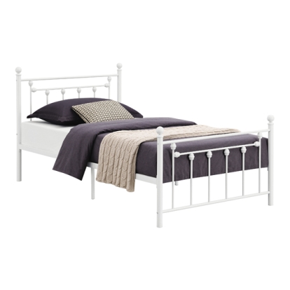 Coaster Canon Metal Slatted Headboard Platform Bed