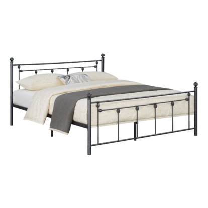 Coaster Canon Metal Slatted Headboard Platform Bed