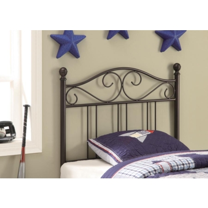 Coaster Ellis Scroll Twin Headboard Dark Bronze Model 450103T