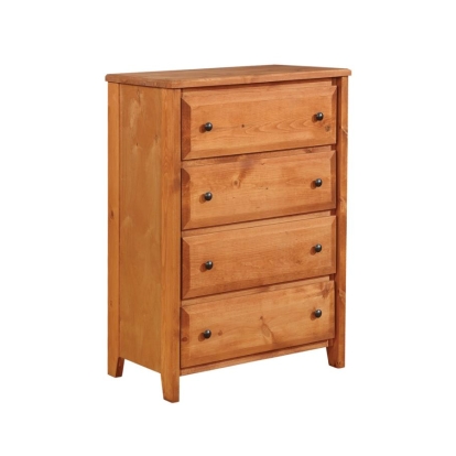 Coaster Wrangle Hill 4-drawer Chest Amber Wash Model 460099