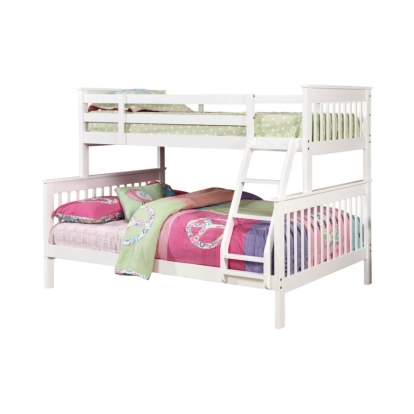 Coaster Chapman Twin over Full Bunk Bed White Model 460260