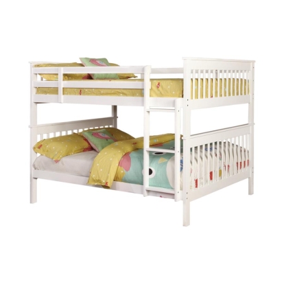 Coaster Chapman Full over Full Bunk Bed White Model 460360