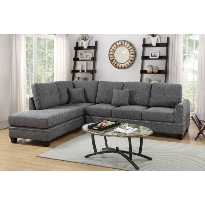 Poundex 2-Pcs Sectional Sofa Model F6511