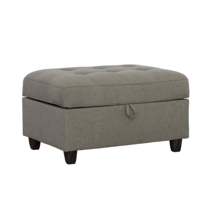 Coaster Stonenesse Tufted Storage Ottoman Grey Model 500414