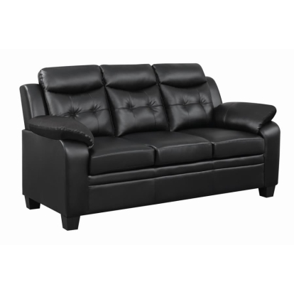 Coaster Finley Tufted Upholstered Sofa Black Model 506551