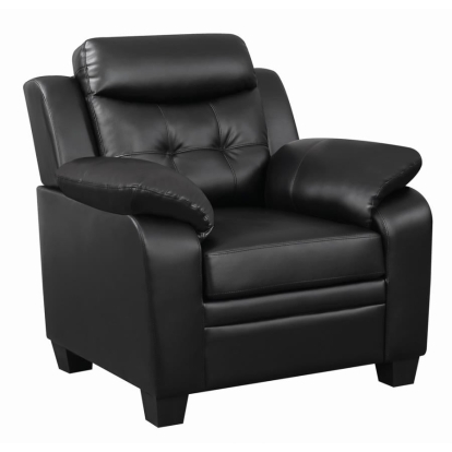 Coaster Finley Tufted Upholstered Chair Black Model 506553