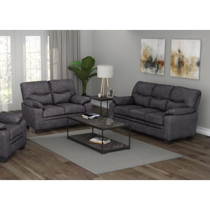 Coaster Meagan 2-piece Pillow Top Arms Living Room Set Brown Model 506564-S2