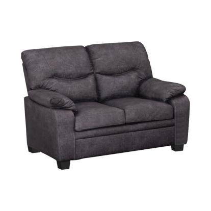 Coaster Meagan Pillow Top Arms Upholstered Loveseat Charcoal Model 506565