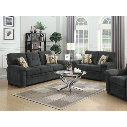Coaster Fairbairn Upholstered Tufted Living Room Set Model 506584-S2