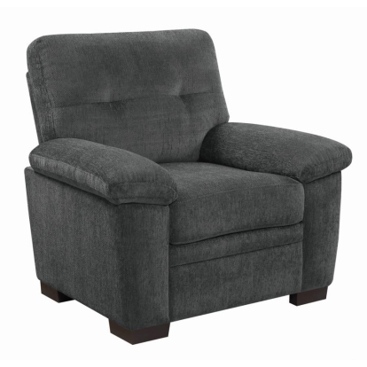 Coaster Fairbairn Upholstered Chair Charcoal Model 506586