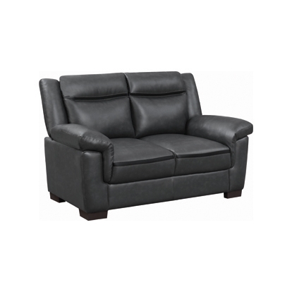 Coaster Arabella Pillow Top Upholstered Loveseat Grey