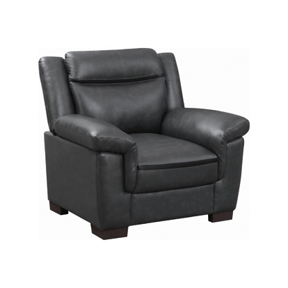 Coaster Arabella Pillow Top Upholstered Chair Grey