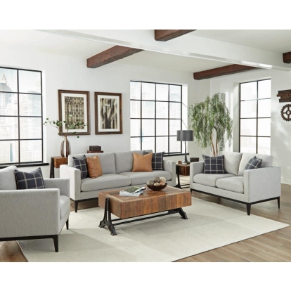 Coaster Apperson 2-piece Living Room Set Grey Model 508681-S2
