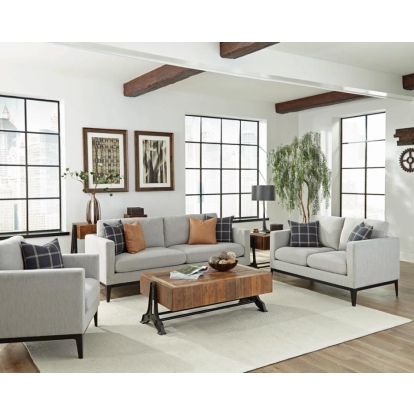 Coaster Apperson 3-piece Living Room Set Grey Model 508681-S3