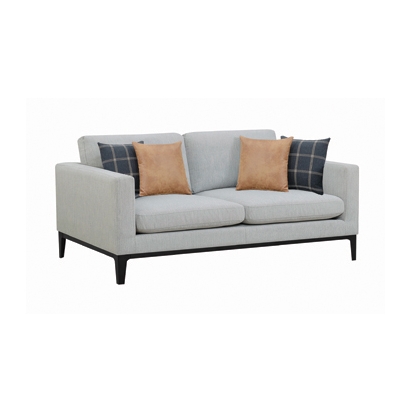 Coaster Apperson Cushioned Back Sofa Light Grey