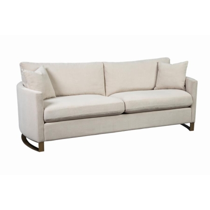 Coaster Corliss Upholstered Arched Arms Sofa Beige Model 508821