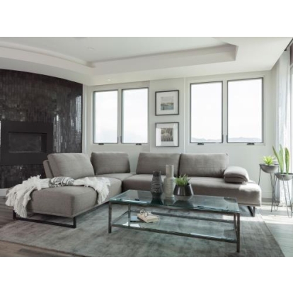 Coaster Arden 2-piece Adjustable Back Sectional Taupe