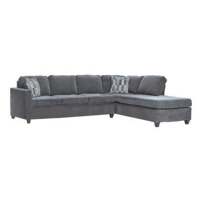Coaster Mccord 2-piece Cushion Back Sectional Dark Grey Model 509347