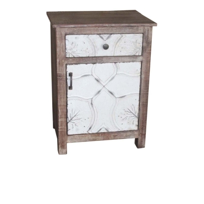 Classic Home Ogden 1Dwr 1Dr Nightstand White Model 52010478
