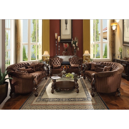 ACME Versailles Sofa With 5 Pillows Model 52080