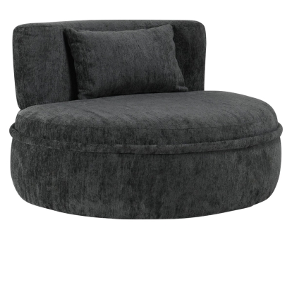 Classic Home Krista Swivel Lounge Chair Charcoal Model 53051392